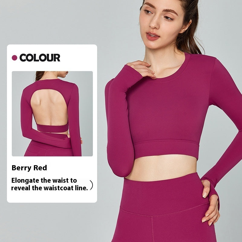 Semi-fixed Cup Running Fitness Skinny Exercise Top