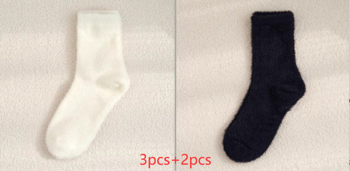 Mink Fur Socks For Women