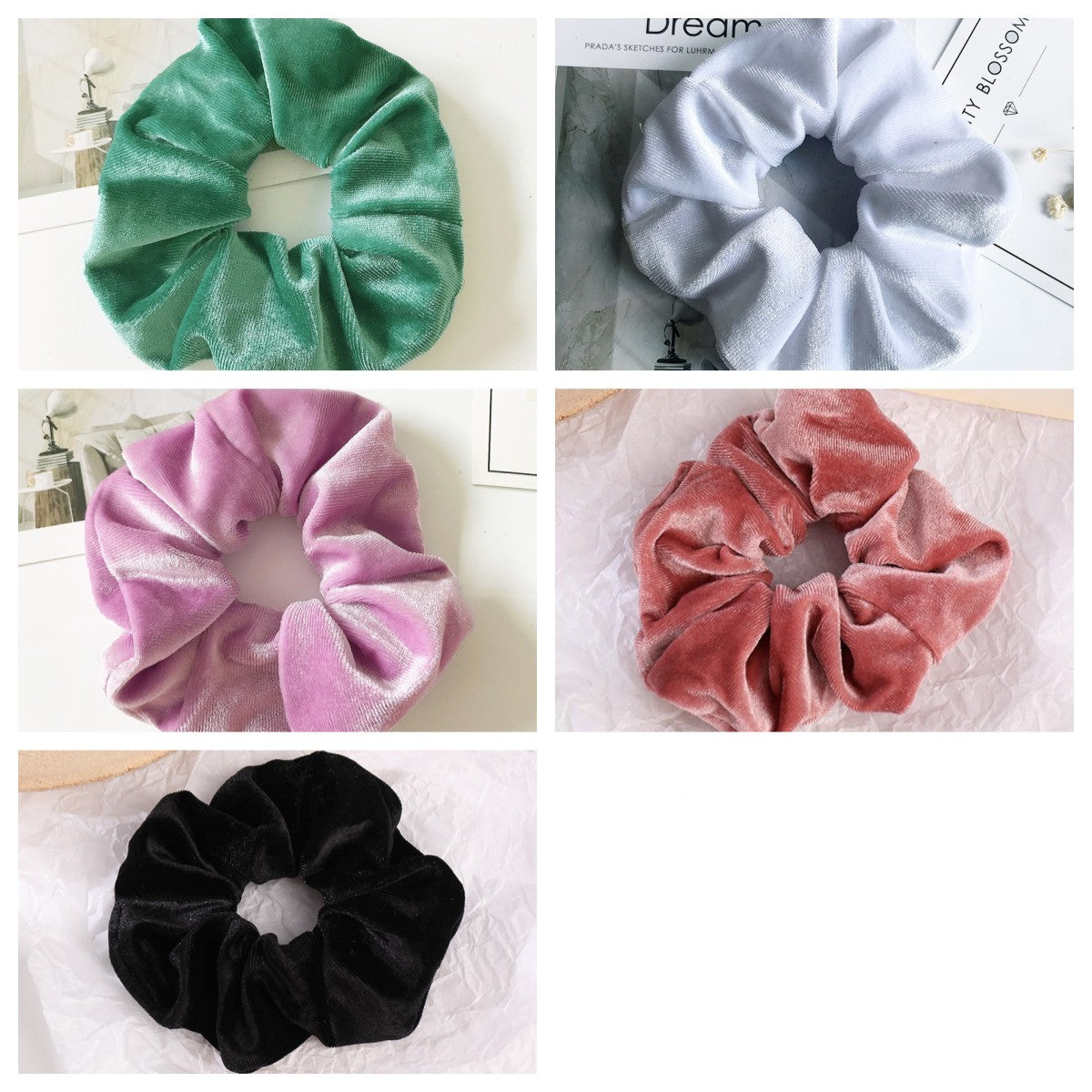 Velvet Scrunchy Hair Tie