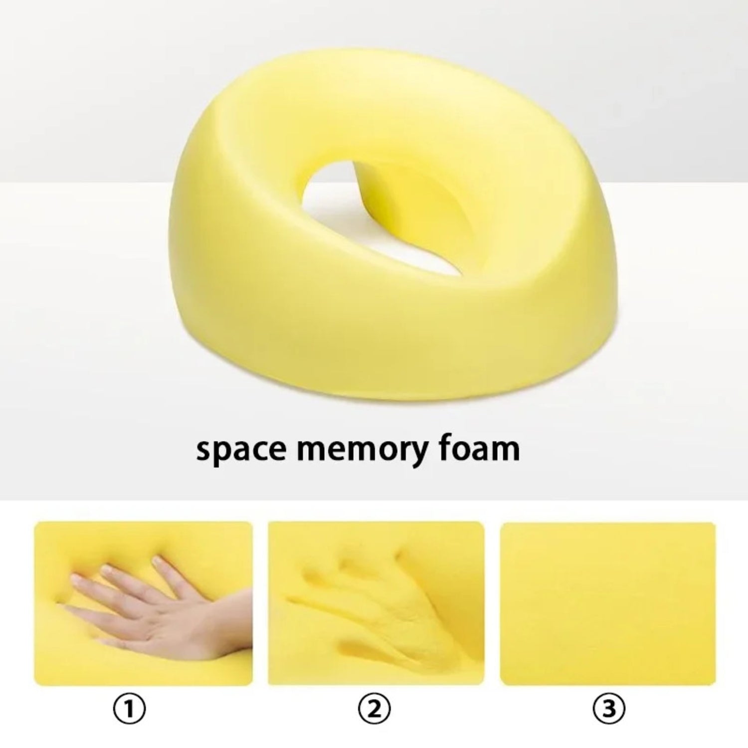 Ergonomics Lying Down Pillow Memory Foam Breathable Head Rest Support Pillow Body Massage Face Rest Pillow For Beauty Salon