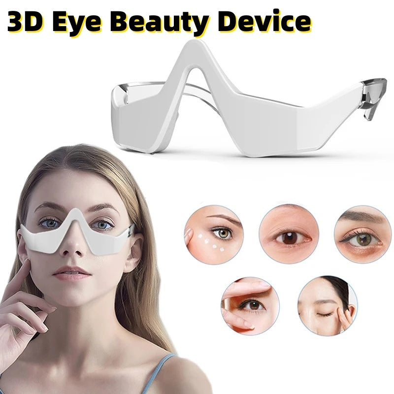 3D Eye Beauty Device Micro-Current Pulse Eye Relax Reduce Wrinkles and Dark Circle Remove Eye Bags Massager Beauty Tool