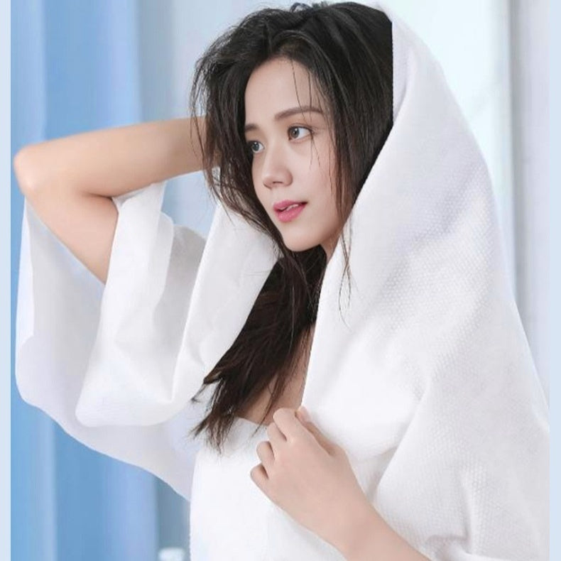 Disposable Bath Towel Thickened Plus-sized Independent Packaging Portable Hotel Supplies