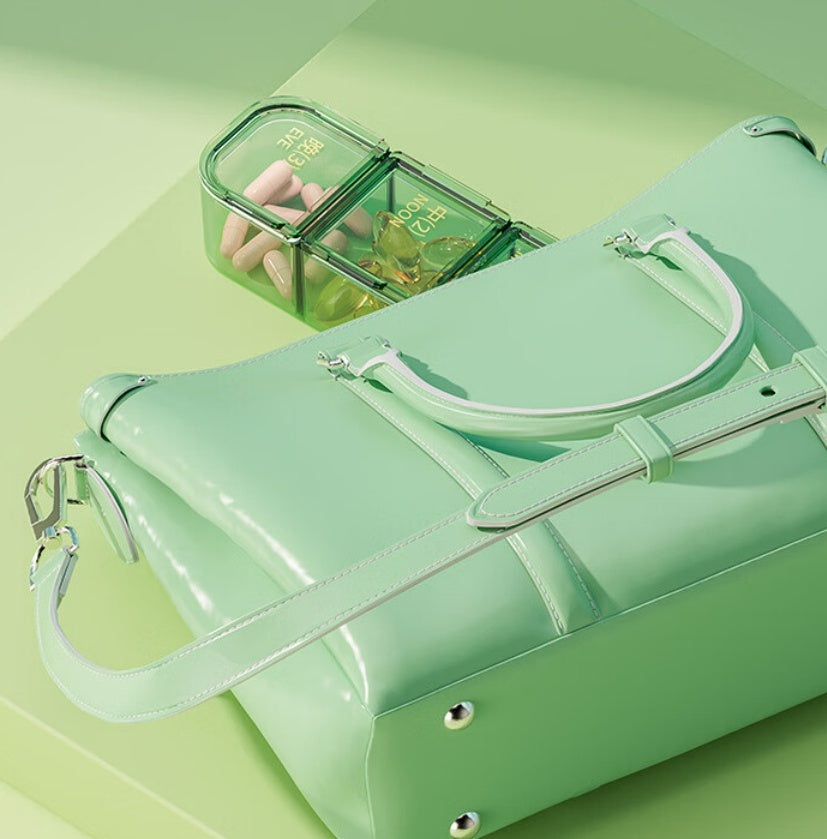 Seven-day Medicine 21 Grid Elderly Portable Portable Pills Sealed Storage Box