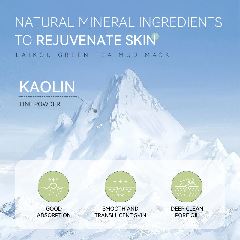 Green Tea Mud Mask Cleansing, Hydrating And Moisturizing