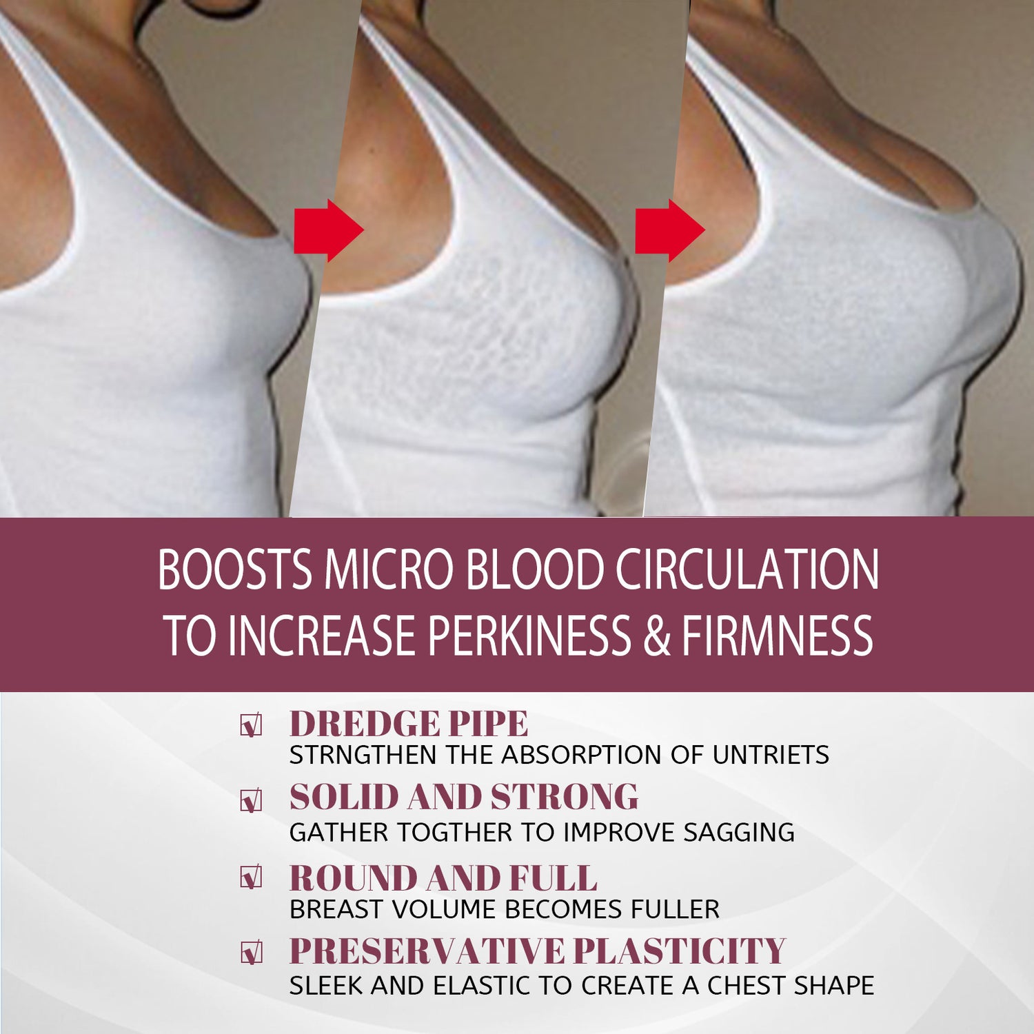 Skin Tightening Moisturizing Breast Care Cream