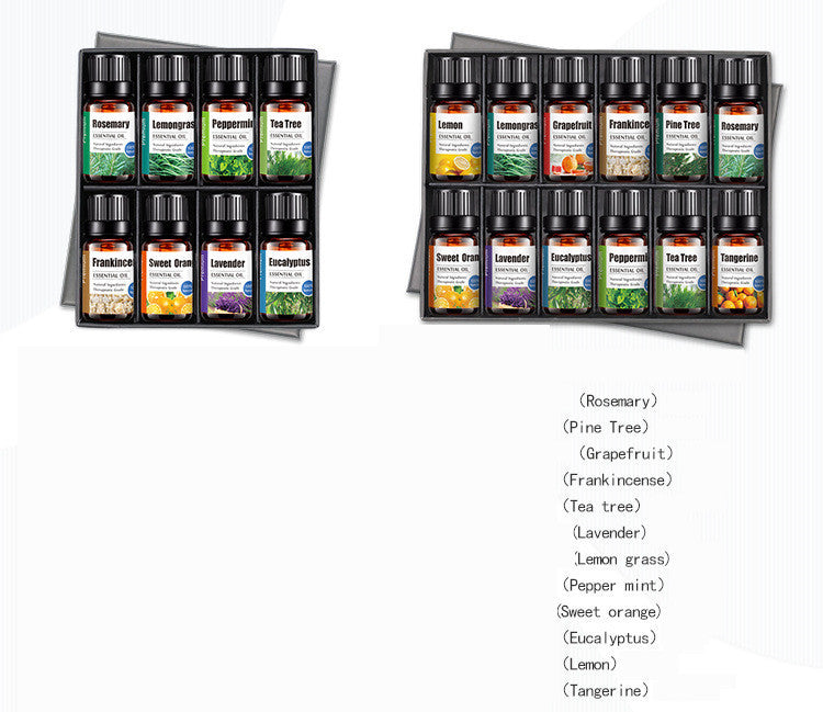 12pcs Essential Oil Aromatherapy Kit Massage Oil Set