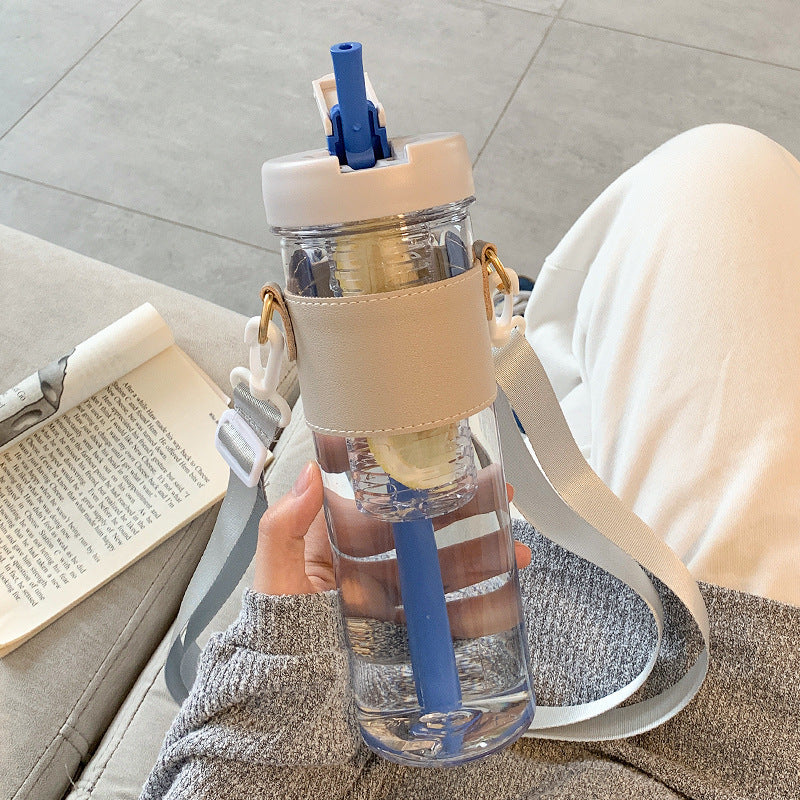 Tea Water Separation With Straw Large-capacity Water Cup