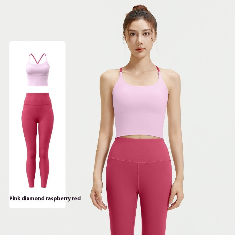 2pc Women's Solid Sportwear Set