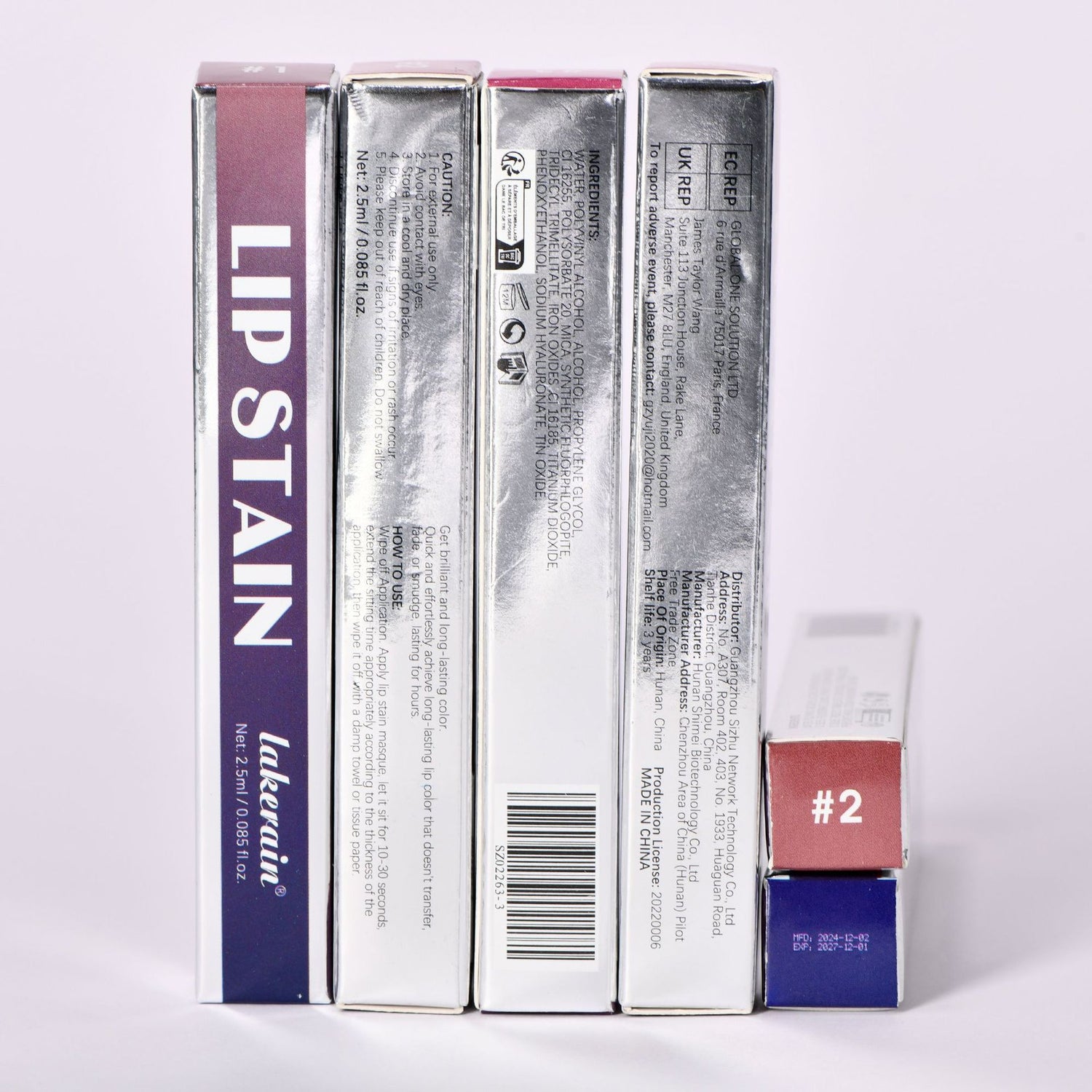 Silver Tube Tear And Pull Lip Gloss Not Smudge No Stain On Cup Matte Moisturizing