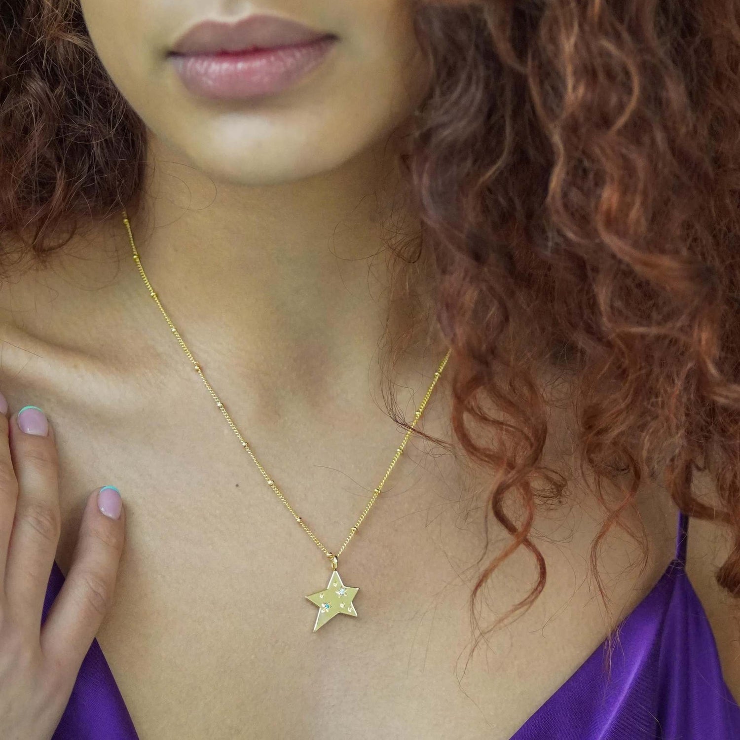 Five-pointed Star Necklace XINGX Clavicle Chain Niche Design Gift