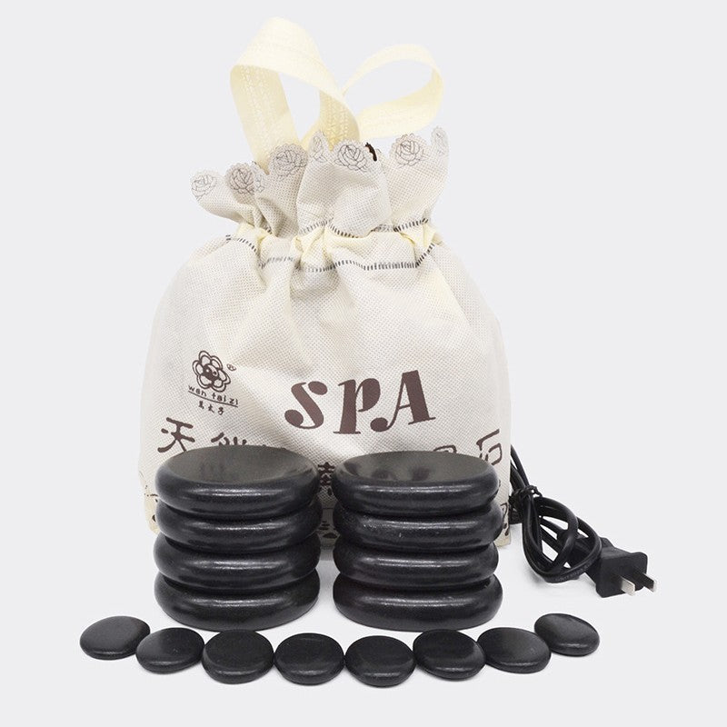 Spa Essential Oil Massage Stone Set