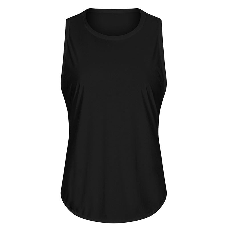 New Yoga Vest Fitness Exercise Sleeveless Blouse Quick-drying Loose Yoga Top
