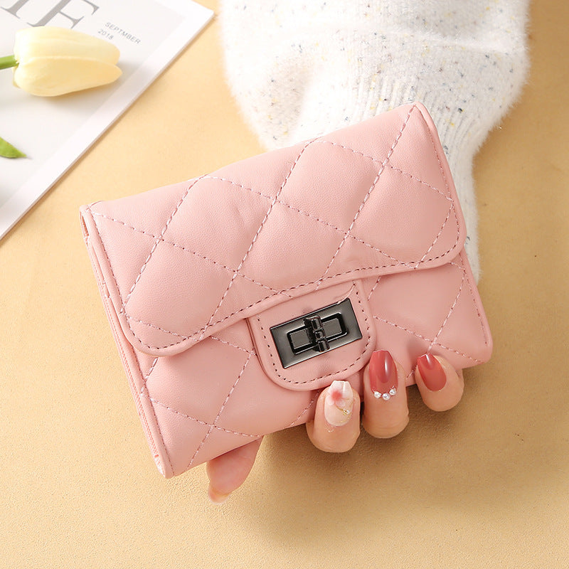 Classic Quilted Wallet Clutch