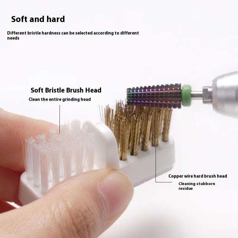 Manicure Grinding Head Cleaning Brush