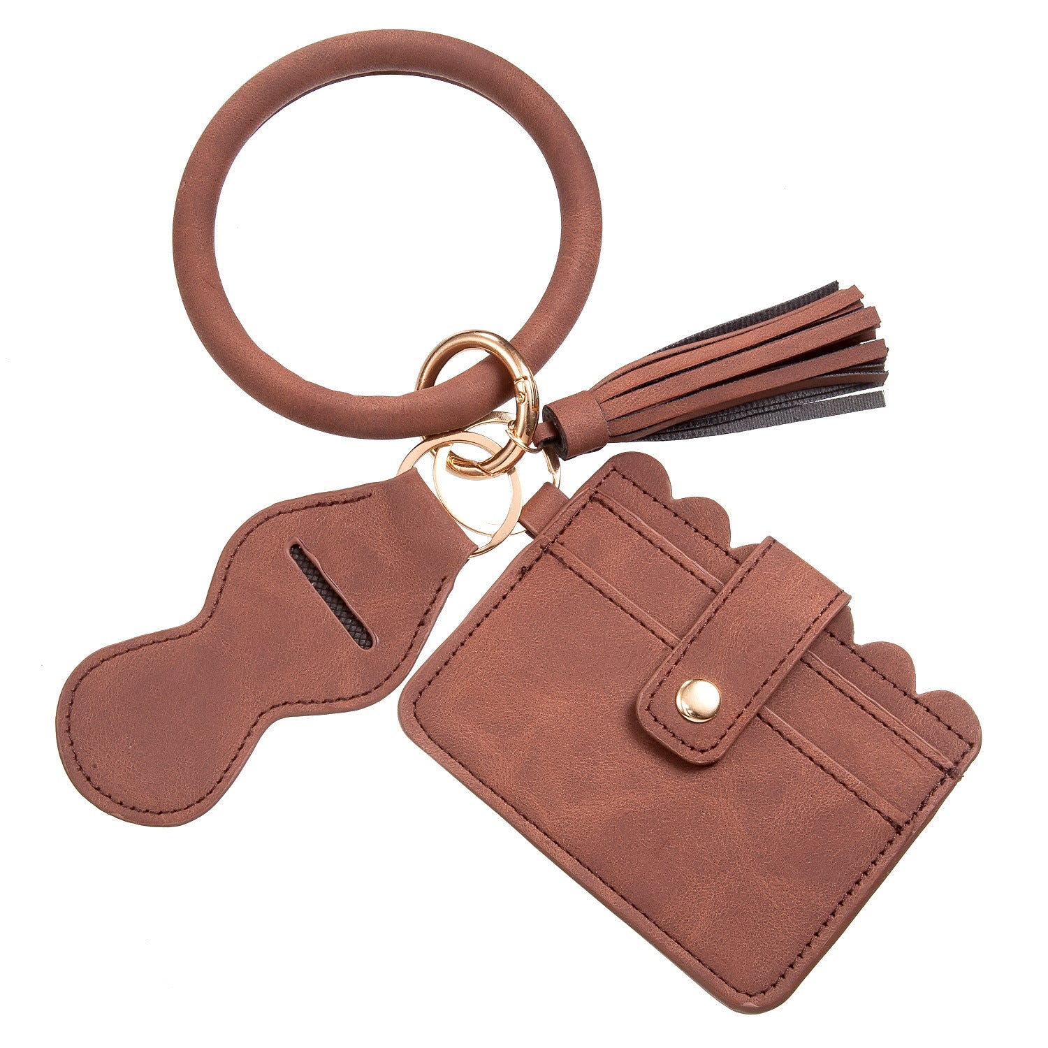 Wrist Keychain ID Card Holder