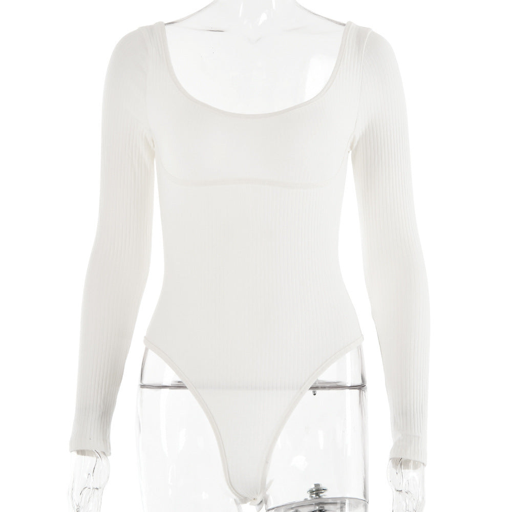 Cotton Base Shirt Fashion Leotard