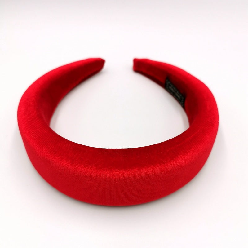 Gold Velvet Flannel Sponge Headband