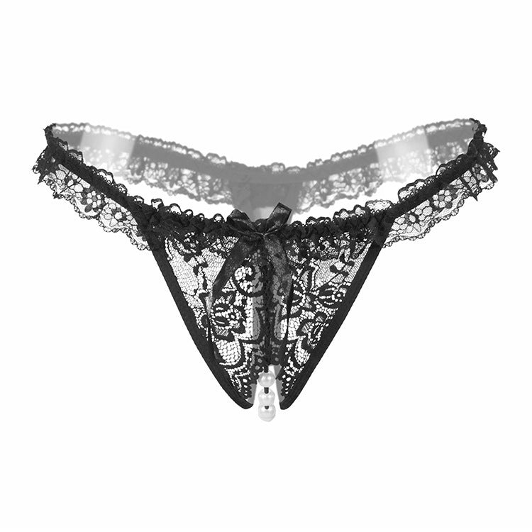 Pearl Thong Women's Pearl Massage Low Waist