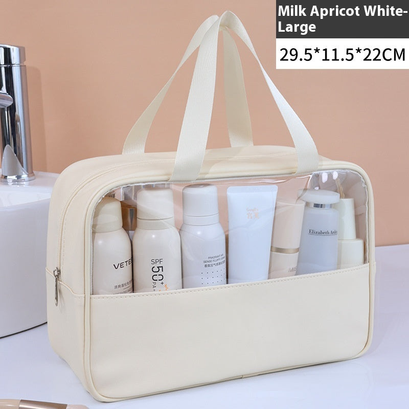 Large Capacity Cosmetic Bag Women's Transparent
