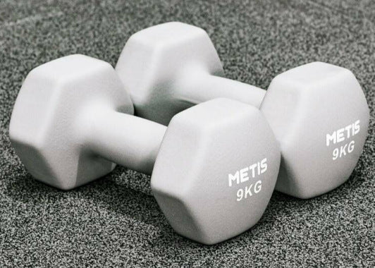 Color Coated Small Hexagonal Dumbbells