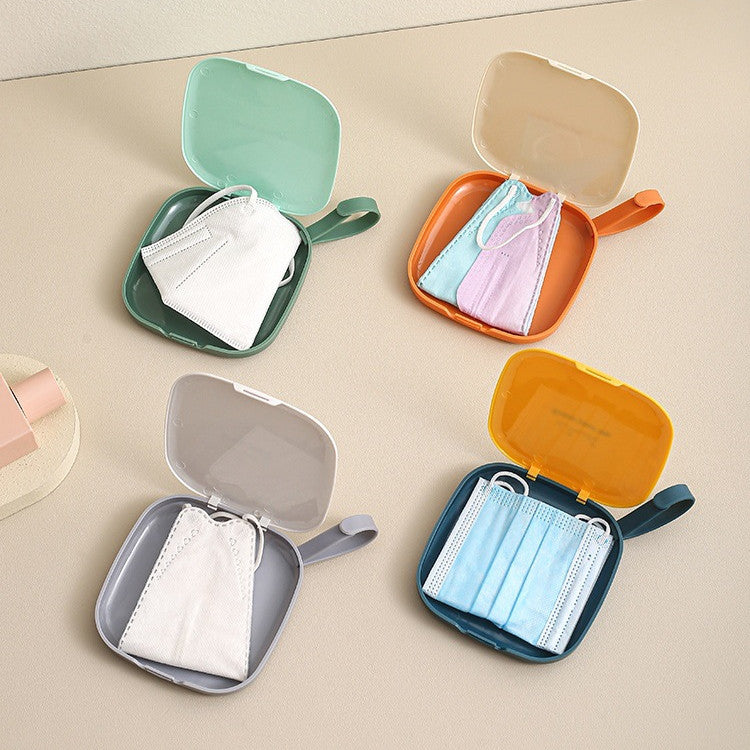 Colorful Mask Storage Box Portable Portable Waterproof And Dustproof