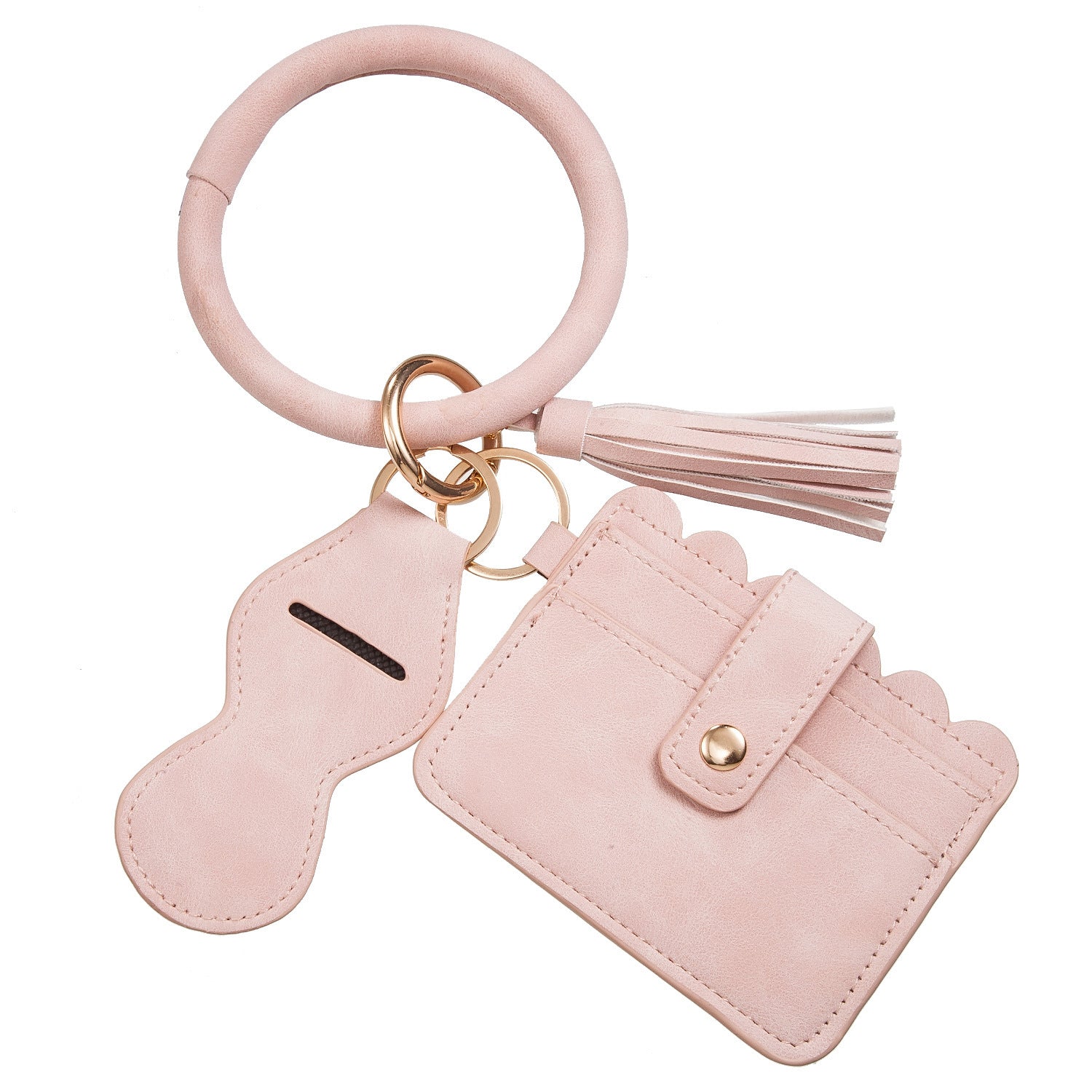 Wrist Keychain ID Card Holder