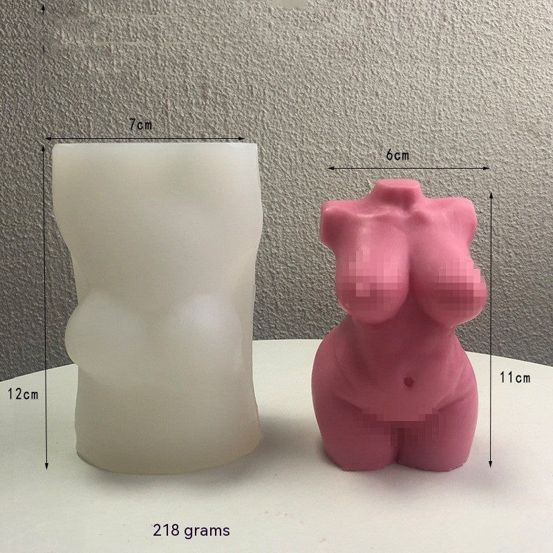 Human-shaped Plaster Epoxy Portrait Aromatherapy Candle Mould