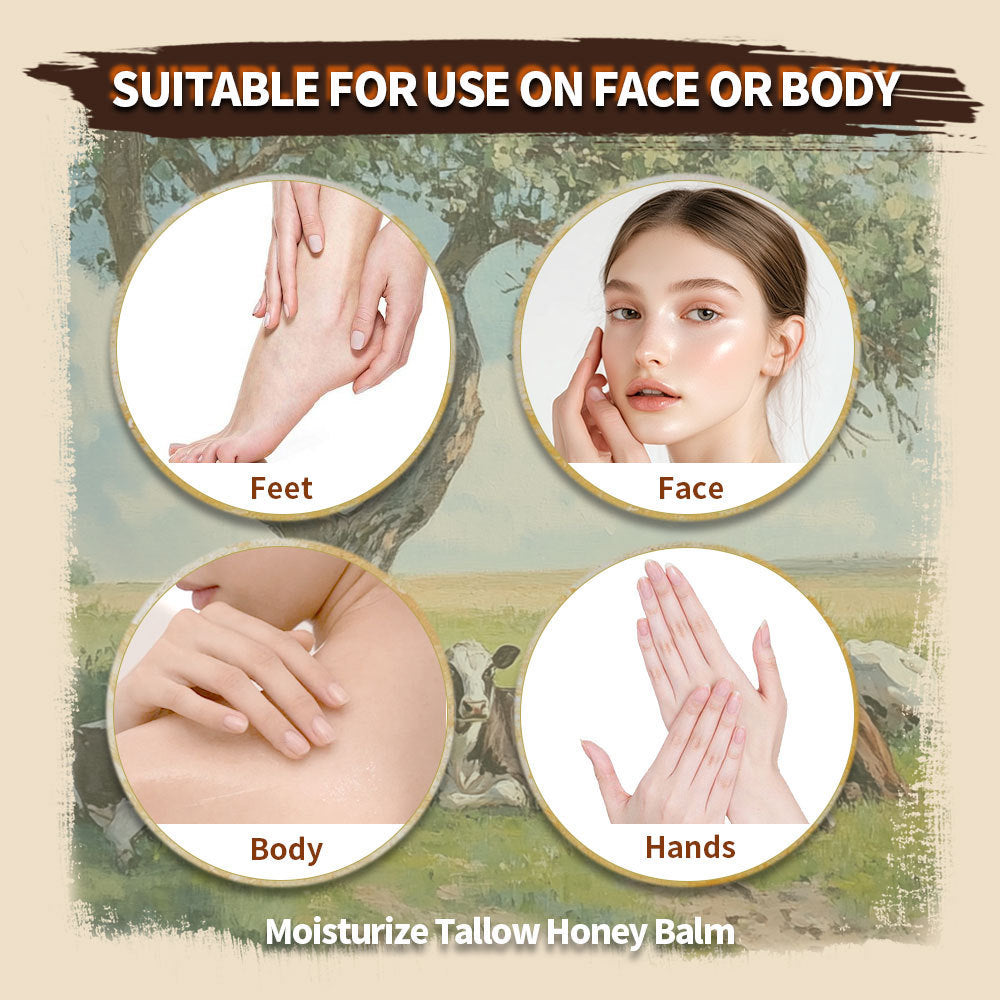 Tallow Honey Moisturizer Cream Skin Care Facial