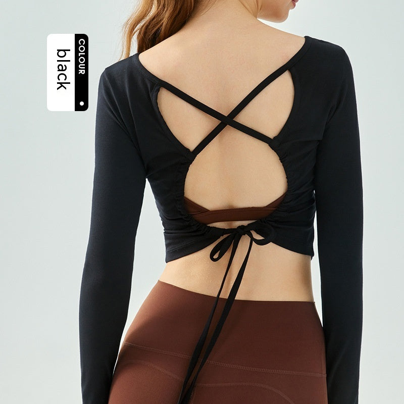 Yoga Clothes Long Sleeve Loose Sports Top