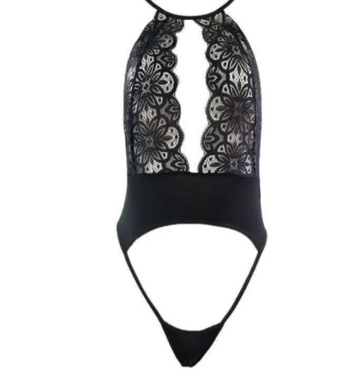 Abdominal One Piece Uniform Suit Ile Temptation Pajamas  Back