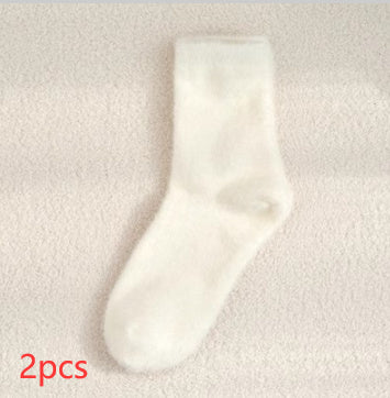 Mink Fur Socks For Women