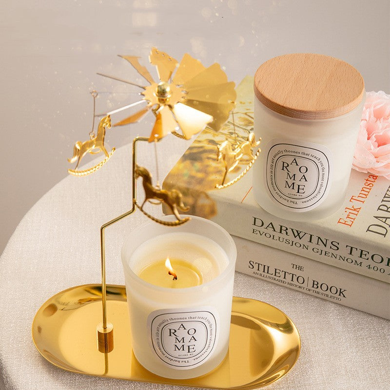 Frosted Cup Aromatherapy Candle Home Use