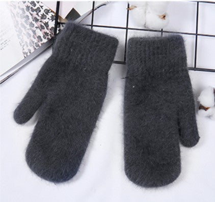 Angora Wool Women's Winter Gloves