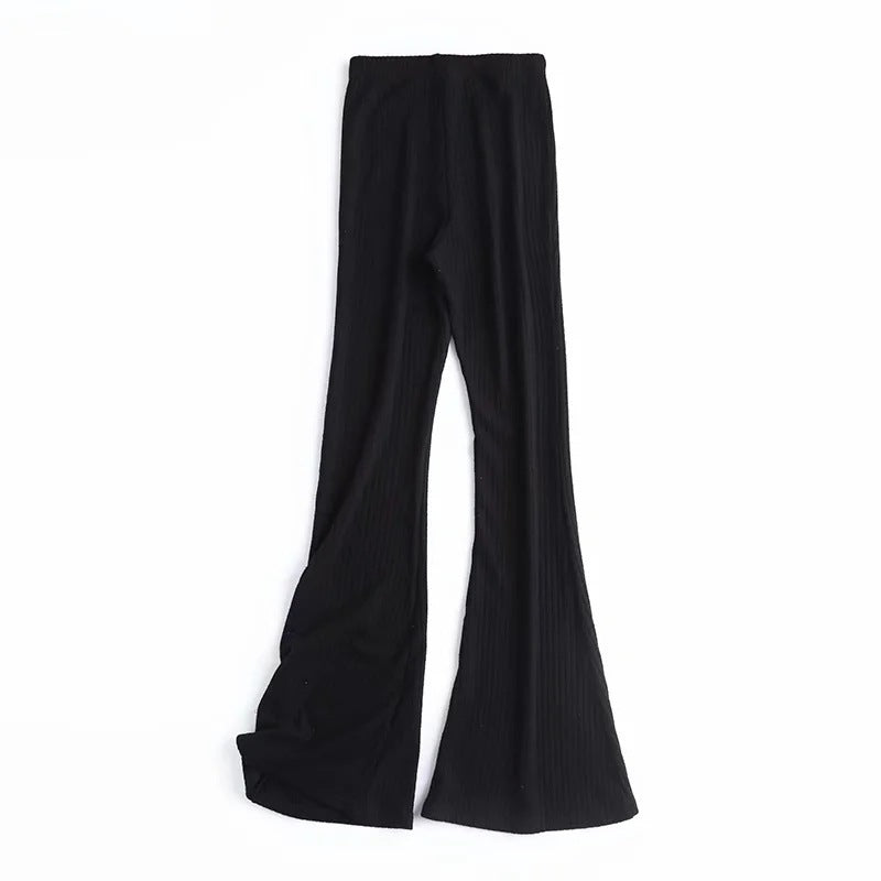 Ribbed 2-Piece Casual Leisure Top and Pant