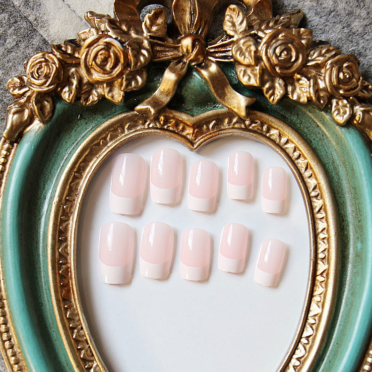 Set of French Long Artificial Nails 24 pcs