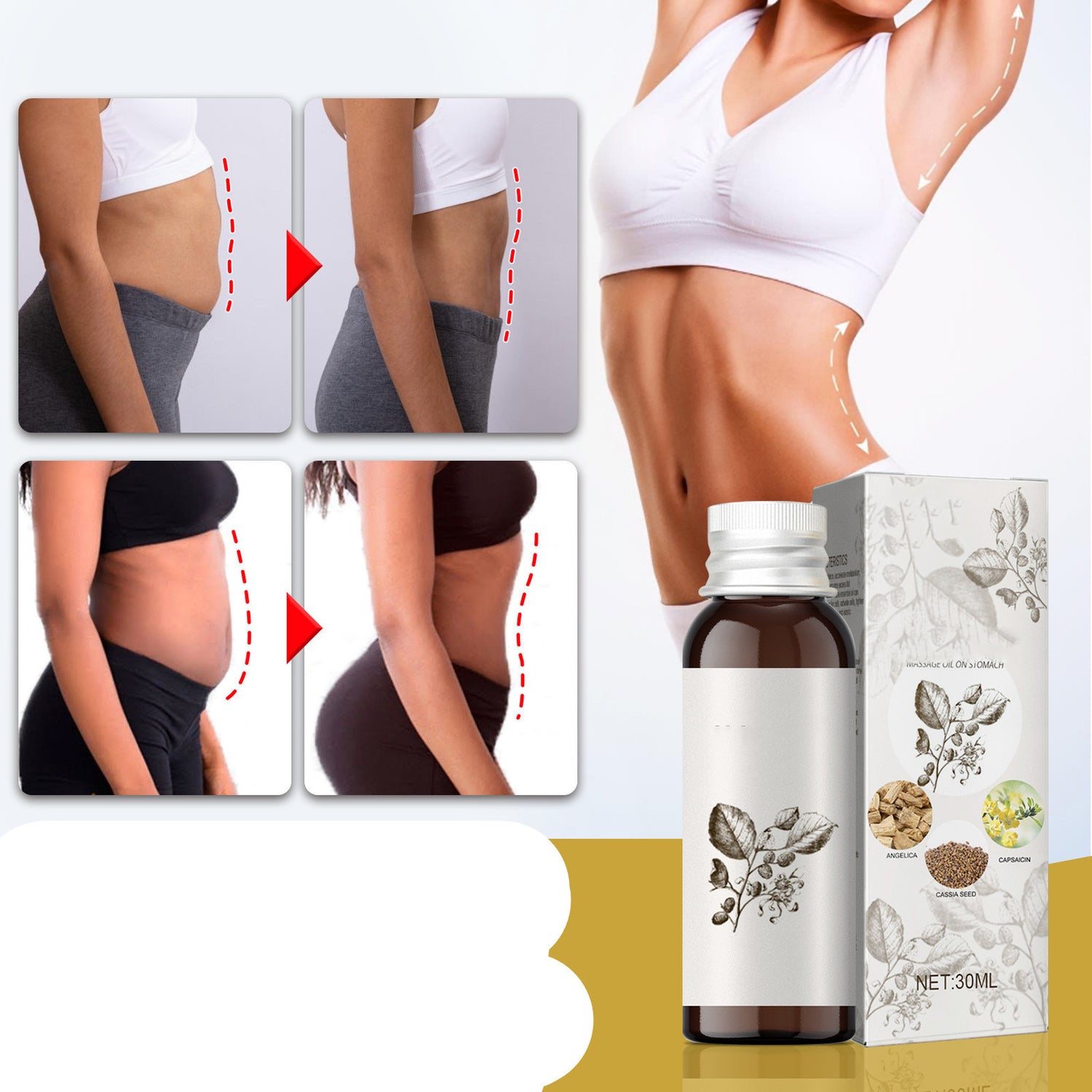 South Moon Slimming Massage Oil