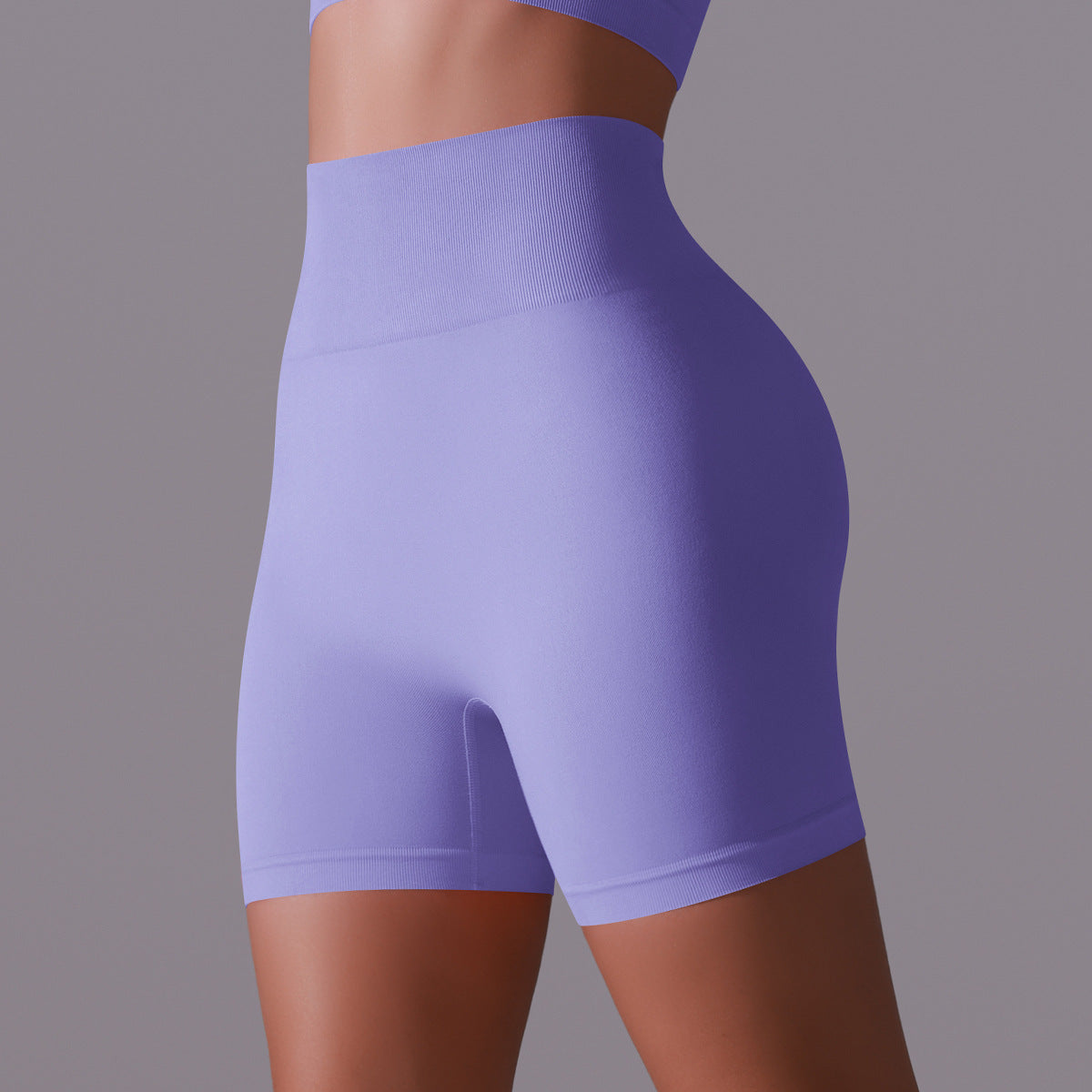 European And American Sports High Waist Belly Contracting Breathable Stretch Peach Hip Leggings