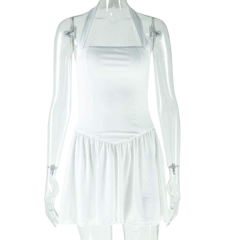 Women's Fashion Dress Strap Off-the-shoulder Collar