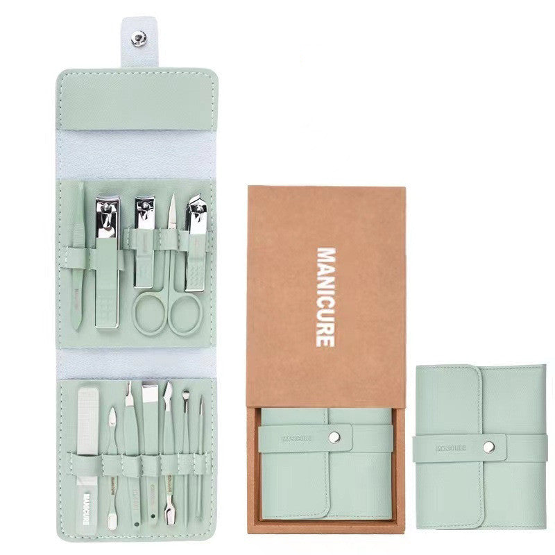 Nail Clippers Set Folding Bag Type Household Pedicure Ear Pick Manicure Tool