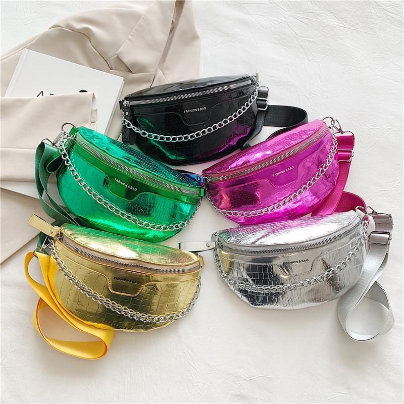 Fashion Snake Print Crossbody Fanny Pack Messenger Belt Bag