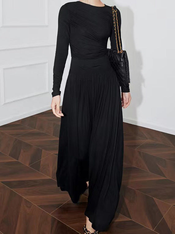 French Style Elegant Retro Light Luxury Slim Fit Gentle Special-interest Design High Sense Moose Dress