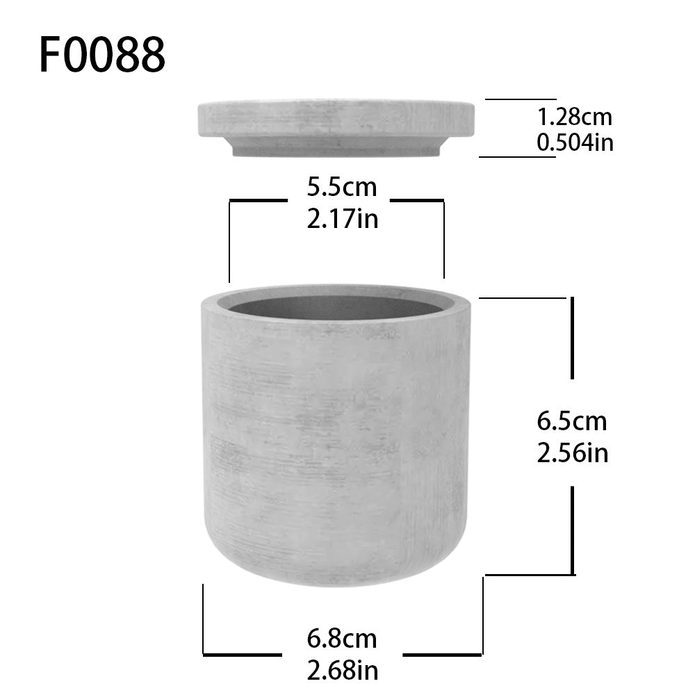 Creative Round Cup Candle Silicone Mold Concrete Aromatherapy Plaster Cup