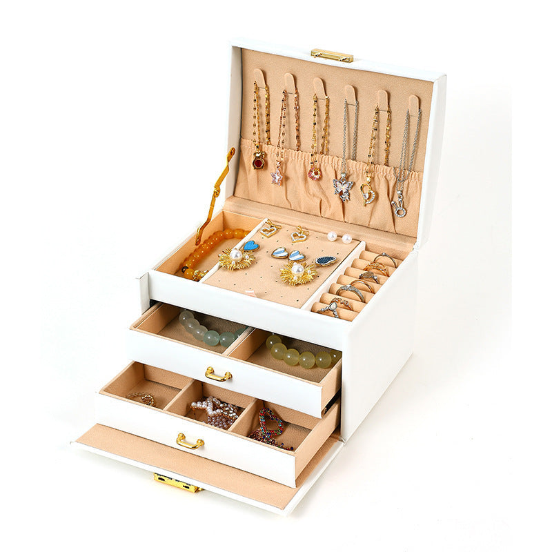 Travel Easy To Carry Dustproof Portable Jewelry Box