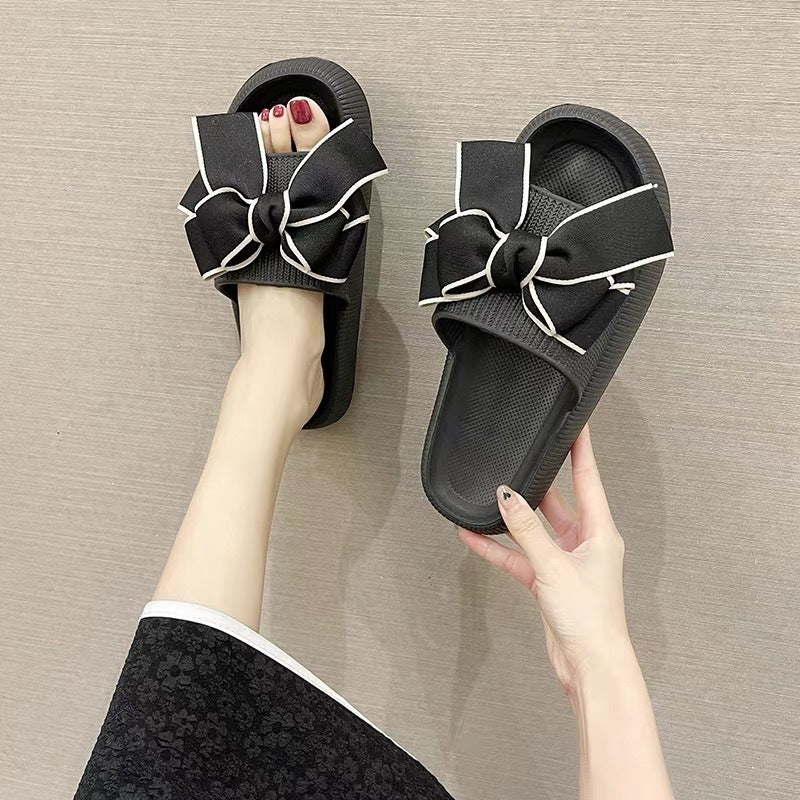 Non-slip Bow Detail Slipper