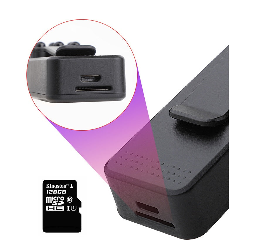 Back Clip Portable Night Vision HD 1080P Camera