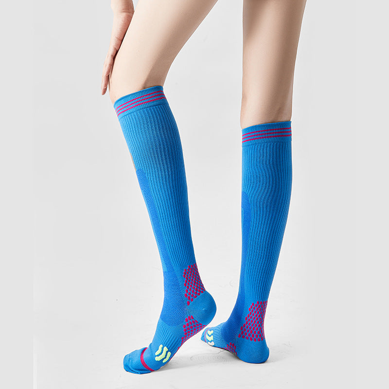 Fitness Sports Compression Socks Female Calf Yoga Towel Massage