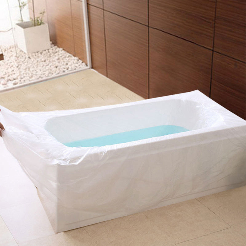 Travel Disposable Bathing Thickening Bag Bathtub Cover Wooden Barrel SPA Plastic