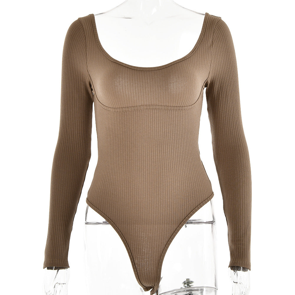 Cotton Base Shirt Fashion Leotard
