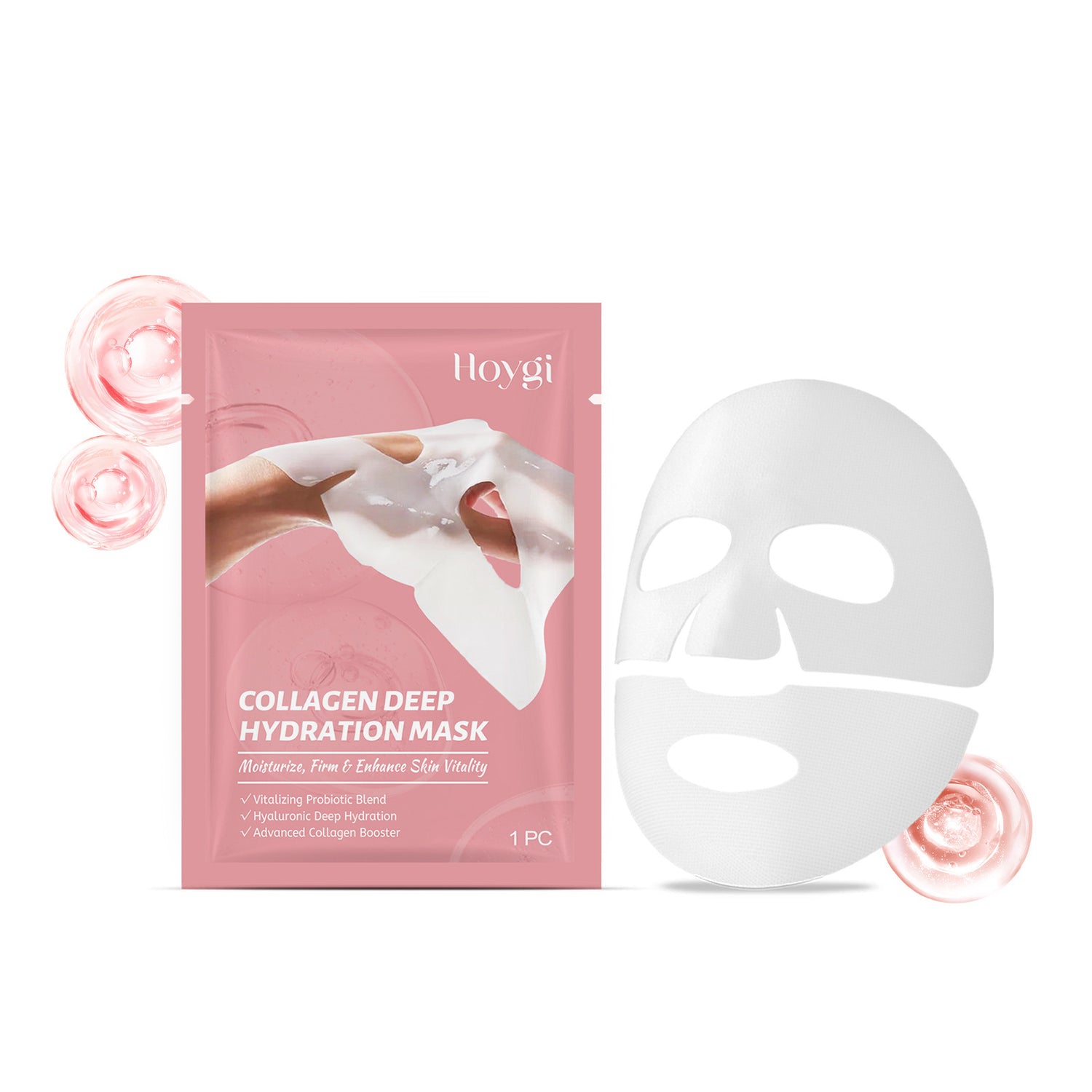 3-in-1 Collagen Deep Hydration Fiber Mask