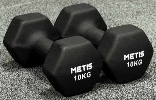 Color Coated Small Hexagonal Dumbbells